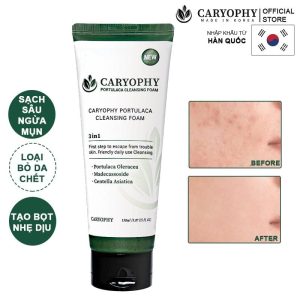 Sữa Rửa Mặt Caryophy Làm Sạch Sâu, Phục Hồi Da Portulaca Cleansing Foam 150ml